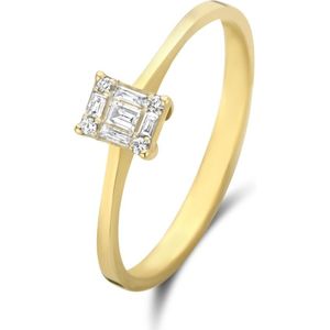 Isabel Bernard De la Paix Maxime 14 Karaat Gouden Ring  Diamant 0.10 ct  IBD330022