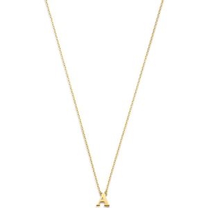 Isabel Bernard Le Marais Chloé 14 Karaat Gouden Initial Ketting IB340134 (Letter: A-Z)