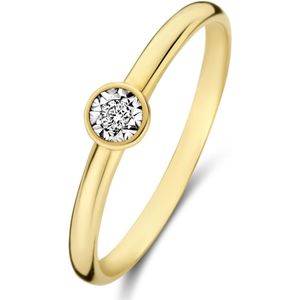Isabel Bernard De La Paix Inaya 14 Karaat Gouden Ring  Diamant 0.02 ct  IBD330025