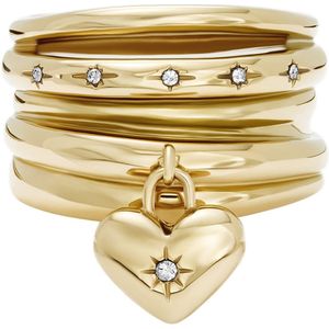 Fossil  - Dames Ring - goudkleurig