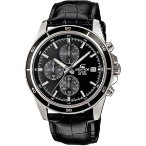 Edifice Classic - heren horloge - zilverkleurig met  band