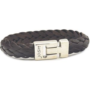 Josh  - heren Armband - Bruin