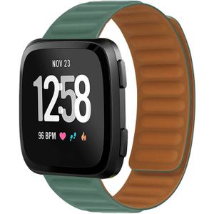 Fitbit Versa 3/4 & Sense 1/2 - Siliconen Loop bandje - Groen