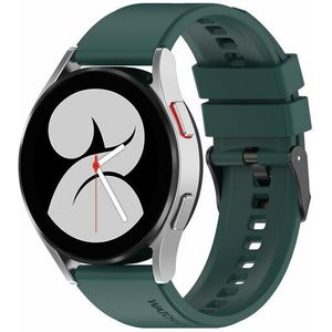 Samsung Siliconen gesp bandje - Groen - Samsung Galaxy Watch 6 - 40mm & 44mm