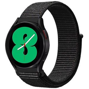 Samsung Sport Loop nylon bandje - Zwart gemêleerd - Samsung Galaxy Watch 3 - 45mm