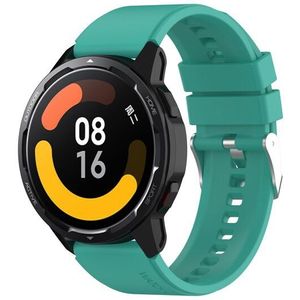 Siliconen sportband - Aqua groen - Samsung Galaxy Watch - 46mm / Samsung Gear S3