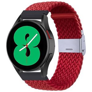 Samsung Braided nylon bandje - Rood - Samsung Galaxy Watch - 46mm / Samsung Gear S3