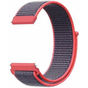 Garmin Venu / Sq / Sq2 / 2 plus - Sport Loop nylon bandje - Magenta  - Garmin bandje