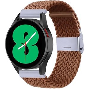 Samsung Braided nylon bandje - Bruin - Samsung Galaxy Watch 5 (Pro) - 40mm / 44mm / 45mm