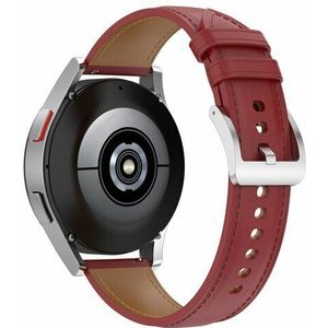 Samsung Luxe leren bandje - Bordeaux - Samsung Galaxy Watch 3 - 45mm