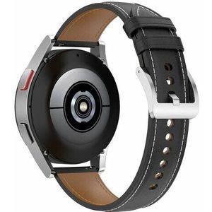 Luxe leren bandje - Zwart - Huawei Watch GT 2 Pro / GT 3 Pro - 46mm