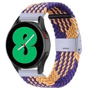 Garmin Garmin Vivomove 3 / HR / Luxe / Sport / Style / Trend - Braided nylon bandje - Oker / paars