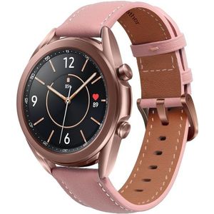 Premium Leather bandje - Oudroze - Huawei Watch GT 2 & GT 3 - 42mm