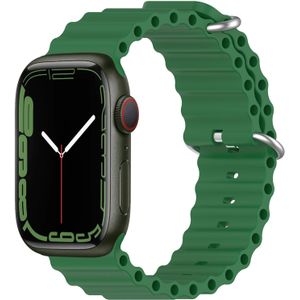 Ocean bandje - Groen - Geschikt voor Apple Watch 38mm / 40mm / 41mm