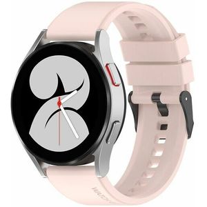 Samsung Siliconen gesp bandje - Lichtroze - Samsung Galaxy Watch 6 - 40mm & 44mm - Samsung bandje
