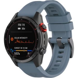 Garmin Siliconen sportbandje - Grijsblauw - Garmin Approach S60 & S62 / Instinct / Instinct 2 (Solar)  - Garmin bandje