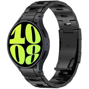 Titanium band met aansluitknop - Zwart - Samsung Galaxy Watch Active 2