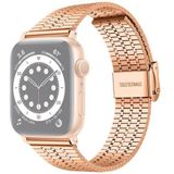Apple watch Metalen bandje - Rosé goud - Geschikt voor Apple watch 38mm / 40mm / 41mm