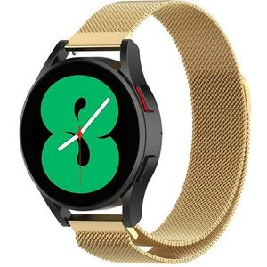 Samsung Milanese bandje - Goud - Samsung Galaxy Watch 3 - 45mm