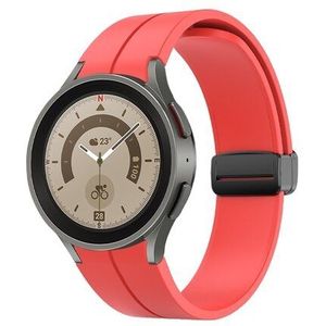 Samsung D-buckle sportbandje - Rood - Samsung Galaxy Watch 5 (Pro) - 40mm / 44mm / 45mm