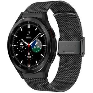 Samsung Galaxy Watch 4 Classic - 42mm & 46mm - Milanese bandje met klemsluiting - Zwart