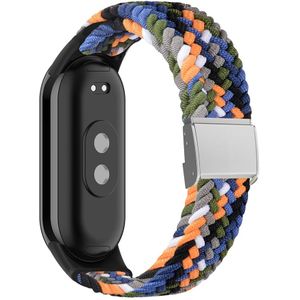 Braided nylon bandje - Multicolor Dark - Xiaomi Smart band 8