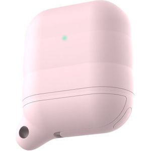 Apple AirPods 1/2 hoesje siliconen waterproof series - soft case - licht roze