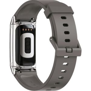 FitBit Charge 5 & 6 Extra soft siliconen bandje - Grijs
