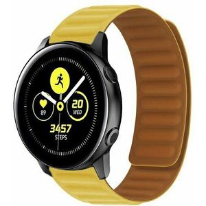 Samsung Siliconen Loop bandje - Geel - Samsung Galaxy Watch 6 - 40mm & 44mm