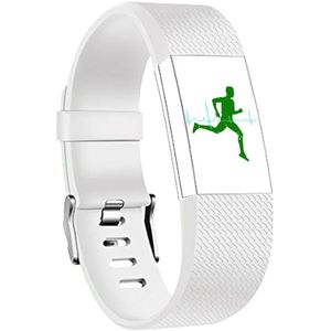 Fitbit Charge 2 sportbandje - Maat: Small - Wit
