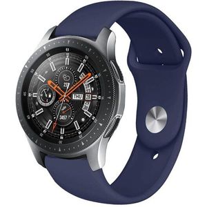 Rubberen sportband - Donkerblauw - Samsung Galaxy Watch - 46mm / Samsung Gear S3