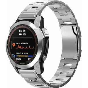 Garmin Titanium schakelband - Zilver - Garmin Descent G2  - Garmin bandje