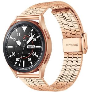 Stalen bandje - Champagne goud - Huawei Watch GT 2 / GT 3 / GT 4 - 46mm