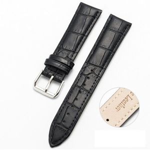 Garmin Vivomove 3 / HR / Luxe / Sport / Style / Trend - Crocodile leren bandje - Zwart  - Garmin bandje