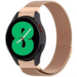 Samsung Milanese bandje (ronde connector) - Champagne goud - Samsung Galaxy Watch 6 Classic - 47mm & 43mm