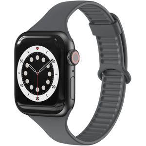 TPU Slim Fit bandje - Donkergroen - Geschikt voor Apple Watch 42mm / 44mm / 45mm / 49mm