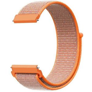 Samsung Sport Loop nylon bandje - Oranje - Samsung Galaxy Watch 3 - 41mm