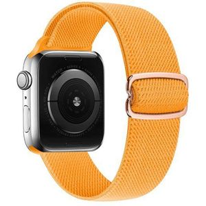 Solo Loop Nylon bandje - Oker - Geschikt voor Apple Watch 42mm / 44mm / 45mm / 49mm