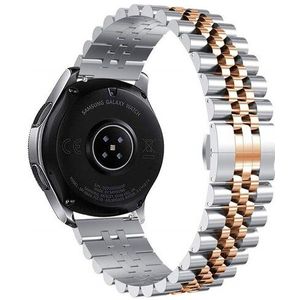 Stalen band - Zilver / rosé goud - Samsung Galaxy Watch - 42mm