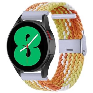 Garmin Garmin Forerunner 55 / 245 / 645 - Braided nylon bandje - Geel / oranje