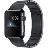Apple watch Schakelarmband Stainless Steel bandje - Zwart - Geschikt voor Apple Watch 42mm / 44mm / 45mm / 49mm