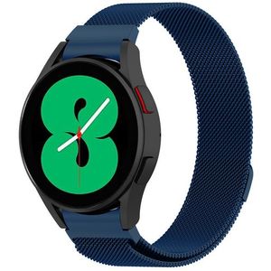 Samsung Milanese bandje (ronde connector) - Donkerblauw - Samsung Galaxy Watch 5 (Pro) - 40mm / 44mm / 45mm