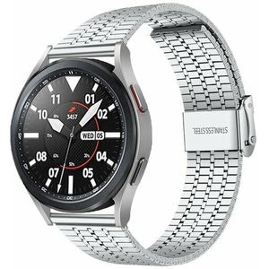 Samsung Stalen bandje - Zilver - Samsung Galaxy Watch 6 Classic - 47mm & 43mm