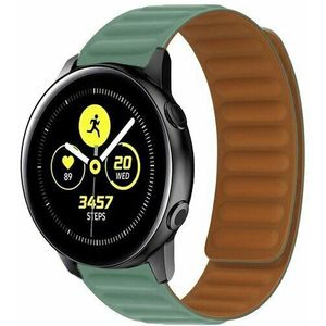 Samsung Siliconen Loop bandje - Groen - Samsung Galaxy Watch 6 Classic - 47mm & 43mm