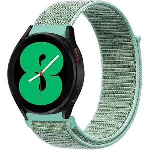 Samsung Sport Loop nylon bandje - Mintgroen - Samsung Galaxy Watch - 46mm / Samsung Gear S3