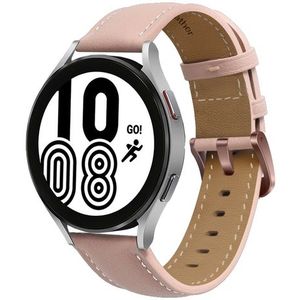 Garmin Venu / Sq / Sq2 / 2 plus - Premium Leather bandje - Lichtroze  - Garmin bandje
