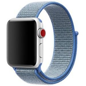 Sport Loop nylon bandje - Blauw - Geschikt voor Apple Watch 38mm / 40mm / 41mm