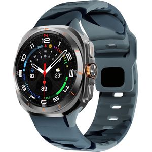 Samsung Wave siliconen bandje - Camouflage - Samsung Galaxy Watch Ultra 47mm - Samsung bandje