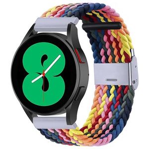 Samsung Braided nylon bandje - Multicolor Summer - Samsung Galaxy Watch 5 (Pro) - 40mm / 44mm / 45mm