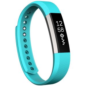 Fitbit Alta siliconen bandje, Maat: Small, Lengte: 18.5CM - Baby blauw